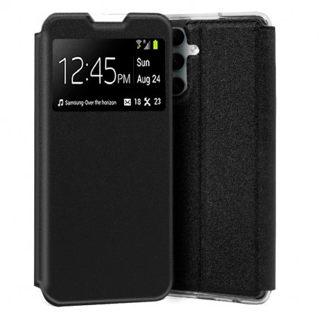 Custodia COOL Flip Cover per Samsung A346 Galaxy A34 5G Smooth Nero