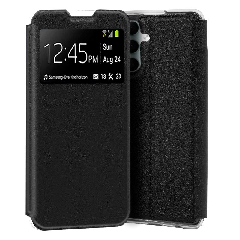 Funda COOL Flip Cover para Samsung A346 Galaxy A34 5G Liso Negro