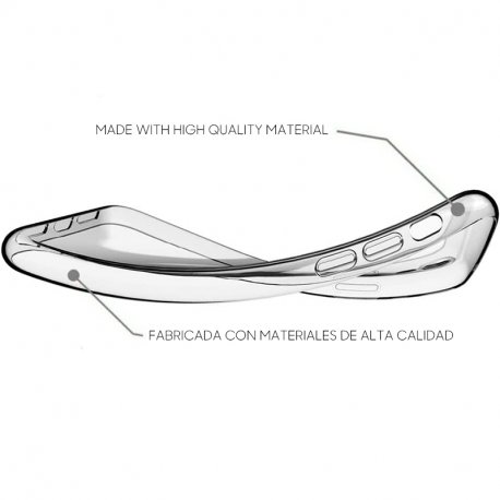Custodia in silicone COOL per TCL 40 SE (trasparente)