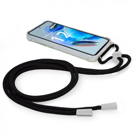 Capa COOL para Xiaomi Redmi Note 12 5G / Poco X5 5G Cordão Negro