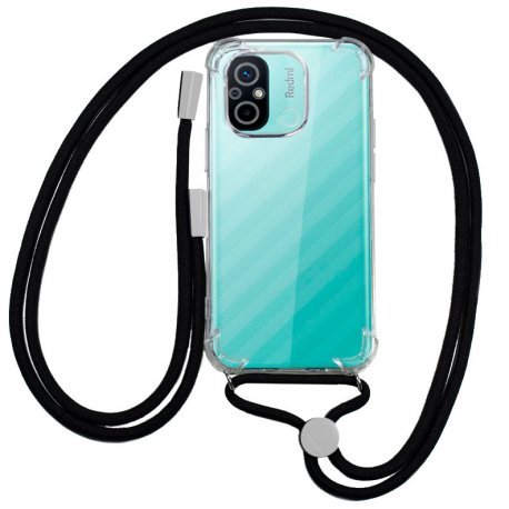 Capa COOL para Xiaomi Redmi 12C Cordão Negro