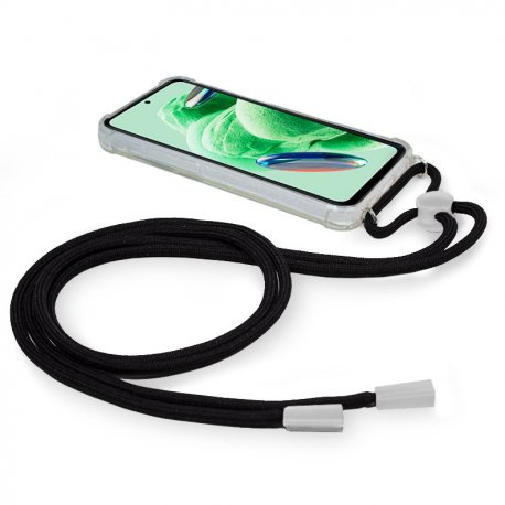 Capa COOL para Xiaomi Redmi Note 12 5G / Poco X5 5G Cordão Preto