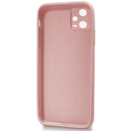 JIAFEI Custodia Per Xiaomi Redmi Note 12 5G / Poco X5 5G - Cover In TPU Morbida Con Bordo Dorato E Protezione Fotocamera (Rosa)