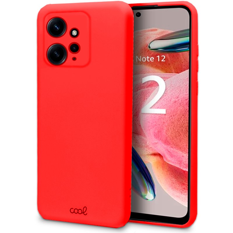 Carcasa COOL para Xiaomi Redmi Note 12 Cover Rojo