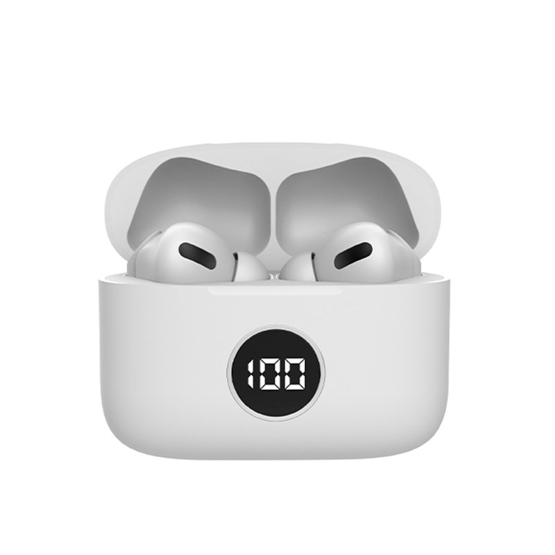 Auriculares Stereo Bluetooth Earbuds Lcd COOL AIR PRO Blanco