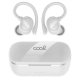Auscultadores estéreo Bluetooth Dual Pod Fone de ouvido sem fio COOL Fit Sport branco