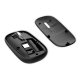 Mouse silenzioso wireless 2 in 1 (Bluetooth + adattatore USB) COOL Slim Nero