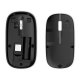 2 in 1 Wireless Silent Mouse (Bluetooth + USB Adapt.) COOL Slim Black