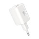 Cargador Red Universal Fast Charger (PD) Dual Tipo-C COOL (35W) Blanco