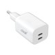 Universal Fast Charger (PD) Dual Type-C COOL Network Charger (35W) White