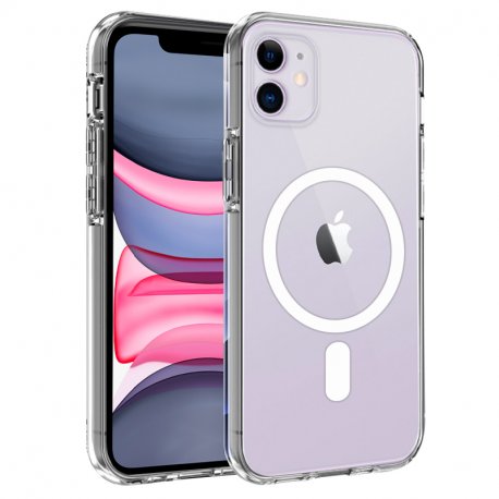 Custodia COOL per iPhone 11 trasparente magnetica