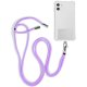 COOL Universal Hanging Lanyard with Card for Smartphone Violet