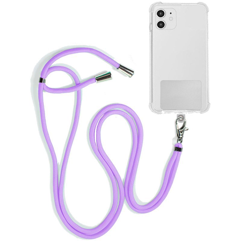 Cordn Colgante COOL Universal con Tarjeta para Smartphone Violeta