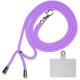 COOL Universal Hanging Lanyard with Card for Smartphone Violet