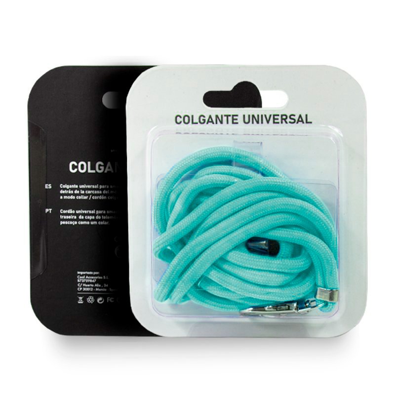 Cordn Colgante COOL Universal con Tarjeta para Smartphone Mint