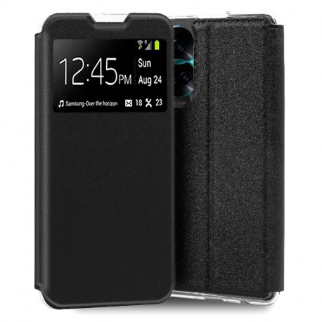 Capa COOL Flip Cover para Huawei Honor 90 Lite Liso Preto