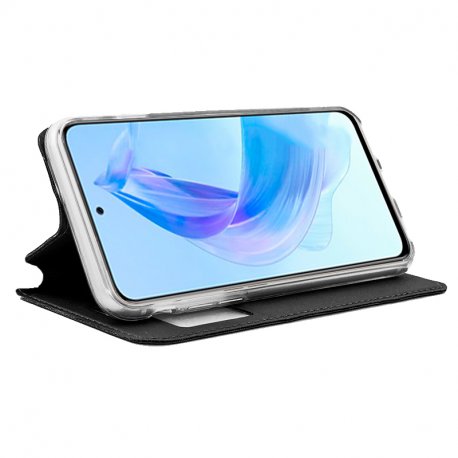 Custodia COOL Flip Cover per Huawei Honor 90 Lite Smooth Nero