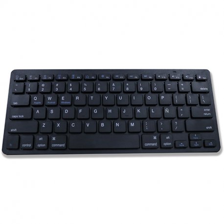 Keyboard PC Spanish Bluetooth Slim COOL Black