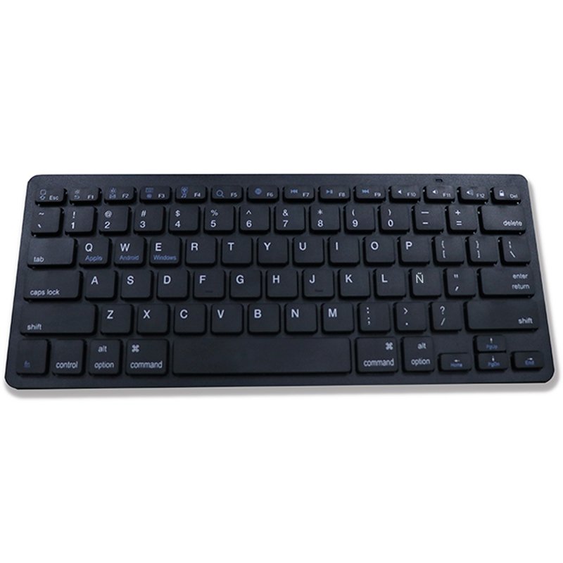 Teclado Slim Bluetooth PC / Tablet COOL Negro (Español)