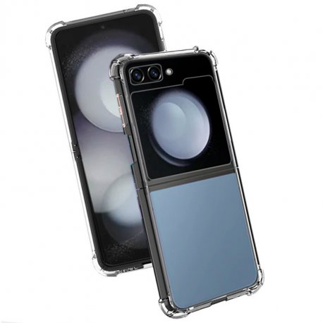 Custodia COOL per Samsung F731 Galaxy Z Flip 5 AntiShock Trasparente