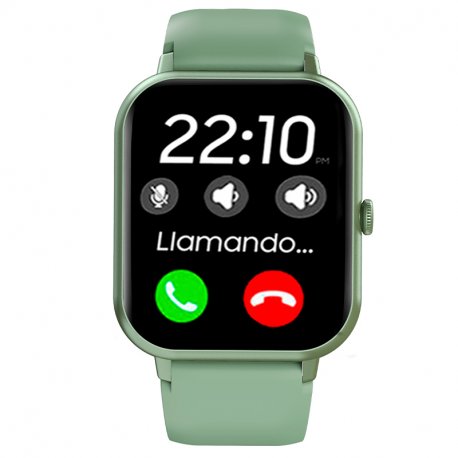 Smartwatch COOL Forest Silicone Verde (Chamadas, Esporte, Sono, Câmera)