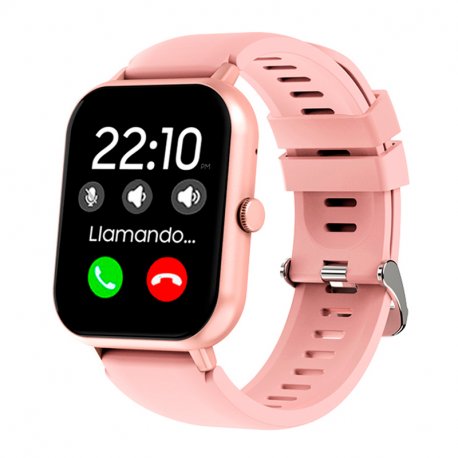 Smartwatch COOL Forest Silicone Pink (Calls, Health, Sport)