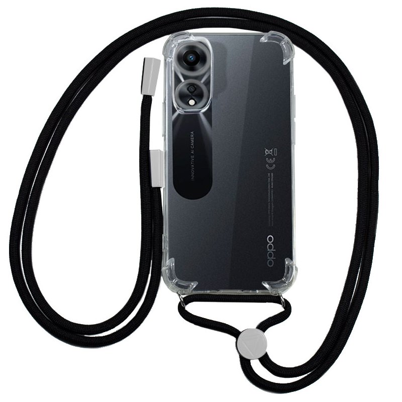 Carcasa COOL para Oppo A78 5G Cordón Negro - Cool Accesorios