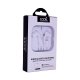 White Headphones COOL Stereo With Microphone for iPhone - IN-EAR rubber (Lightning Bluetooth)