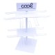 Exhibitor COOL Accessories Metal Rotating Desktop (White)