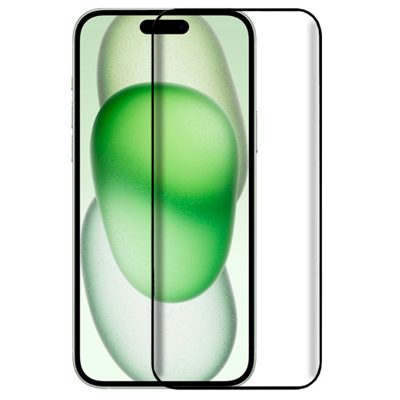Protector Pantalla Cristal Templado COOL para iPhone 15 Plus (FULL 3D  Negro) - Cool Accesorios