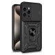 COOL Case for iPhone 15 Pro Max Hard Ring Black