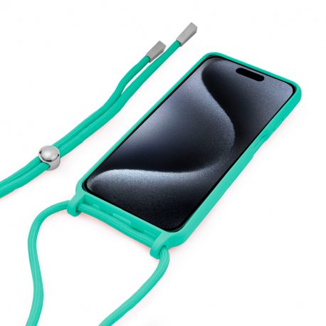 COOL Case for iPhone 15 Pro Cord Smooth Mint