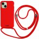 COOL Case for iPhone 15 Plus Red Smooth Cord