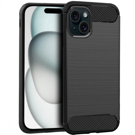 Capa COOL para iPhone 15 Carbono Preto
