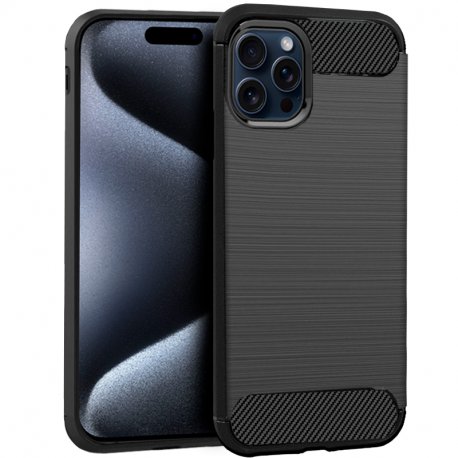 Capa com cobertura COOL para iPhone 15 Pro Max Elegance Preto - Cool  Accesorios