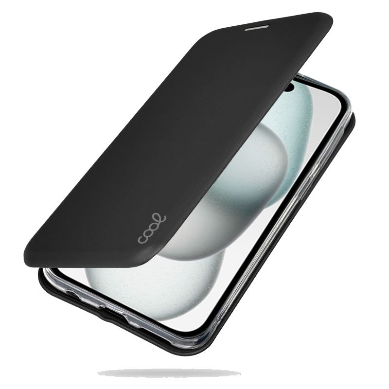 Capa com cobertura COOL para iPhone 15 Pro Max Elegance Preto - Cool  Accesorios