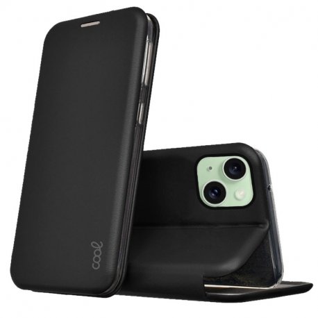 COOL Flip Cover for iPhone 15 Plus Elegance Black