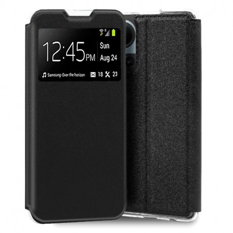Custodia COOL Flip Cover per Oppo Reno 10 5G / 10 Pro 5G Smooth Nero