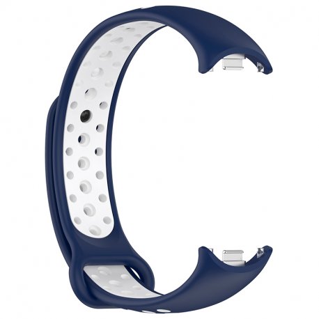 Strap COOL for Xiaomi Smart Band Band 8 / 9 / 10 Sport Navy-White