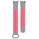 Correa COOL para Xiaomi Smart Band 8 Sport Gris-Rosa