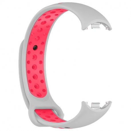 Strap COOL for Xiaomi Smart Band 8 / 9 / 10 Sport Pink-White