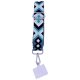 COOL Universal Hanging Strap with Card for Smartphone Aquamarine