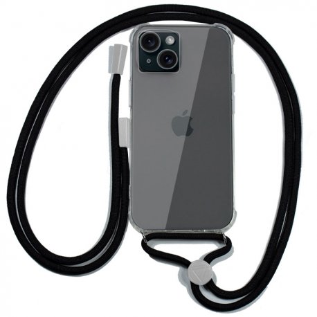Capa COOL para iPhone 15 Cordão Preto