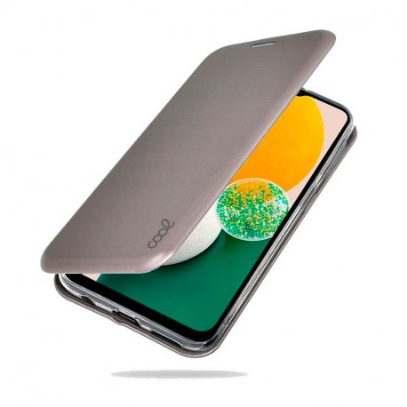 COOL Flip Cover per Samsung A136 Galaxy A13 5G / A04s Elegance D´argento