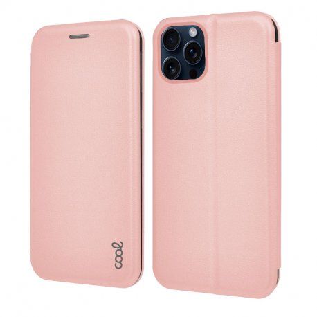 COOL Flip Cover for iPhone 15 Pro Elegance Rose Gold