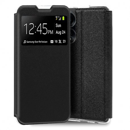 Capa COOL Flip Cover para Oppo A58 4G Liso Preto