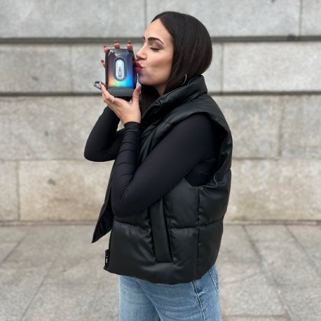 Alto-falante Musica Universal Bluetooth 5W COOL Blast Cinza