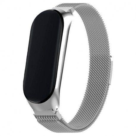 Correia COOL para Xiaomi Smart Band 8 Metal Prata