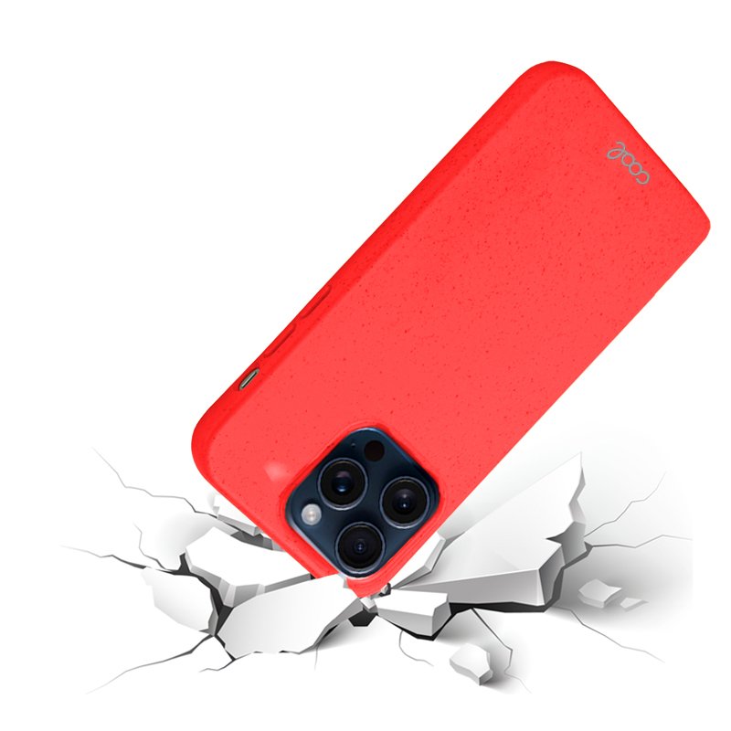 Carcasa COOL para iPhone 13 Pro Max Hard Anilla Rojo