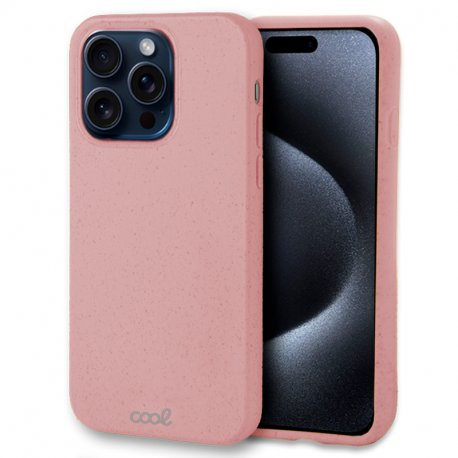Capa COOL para iPhone 15 Pro Eco Biodegradável Vermelho